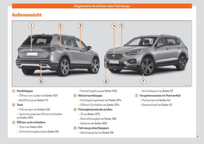 2019-2023 Seat Tarraco Owner's Manual | German