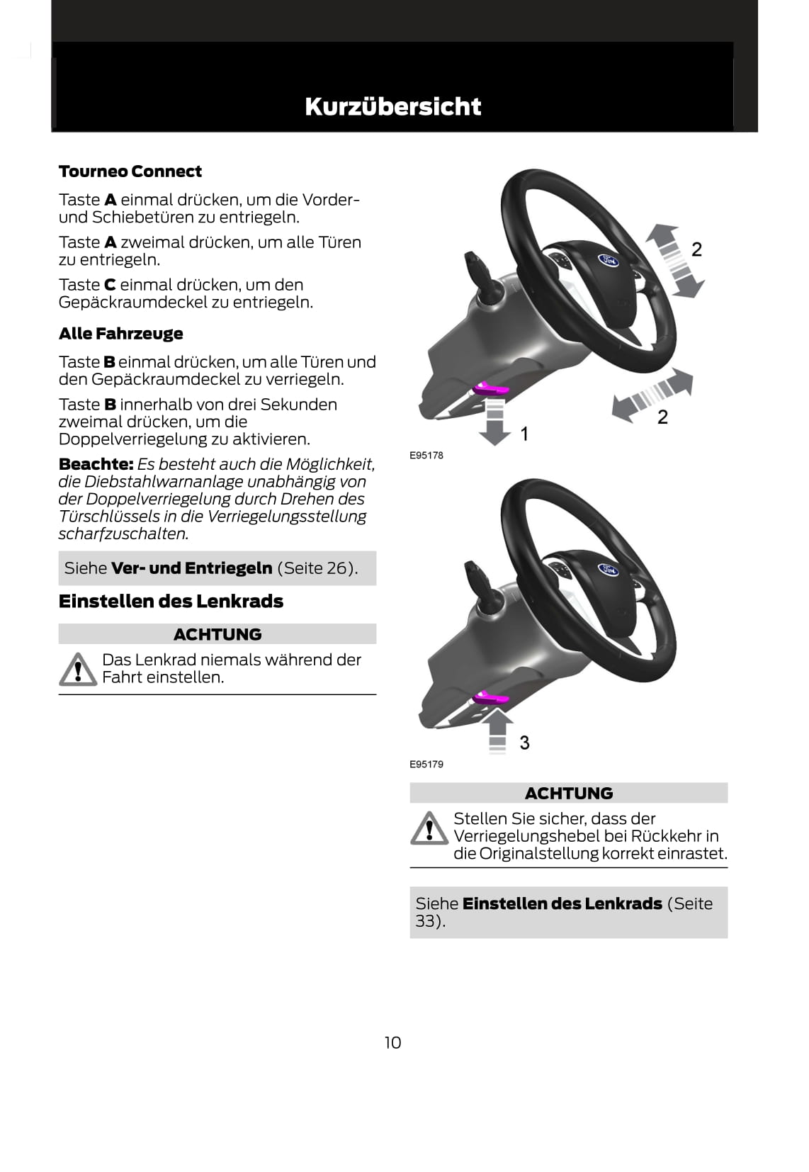 2011-2014 Ford Tourneo Connect / Transit Connect Gebruikershandleiding | Duits