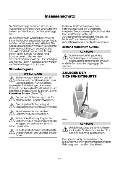 2011-2014 Ford Tourneo Connect / Transit Connect Bedienungsanleitung | Deutsch