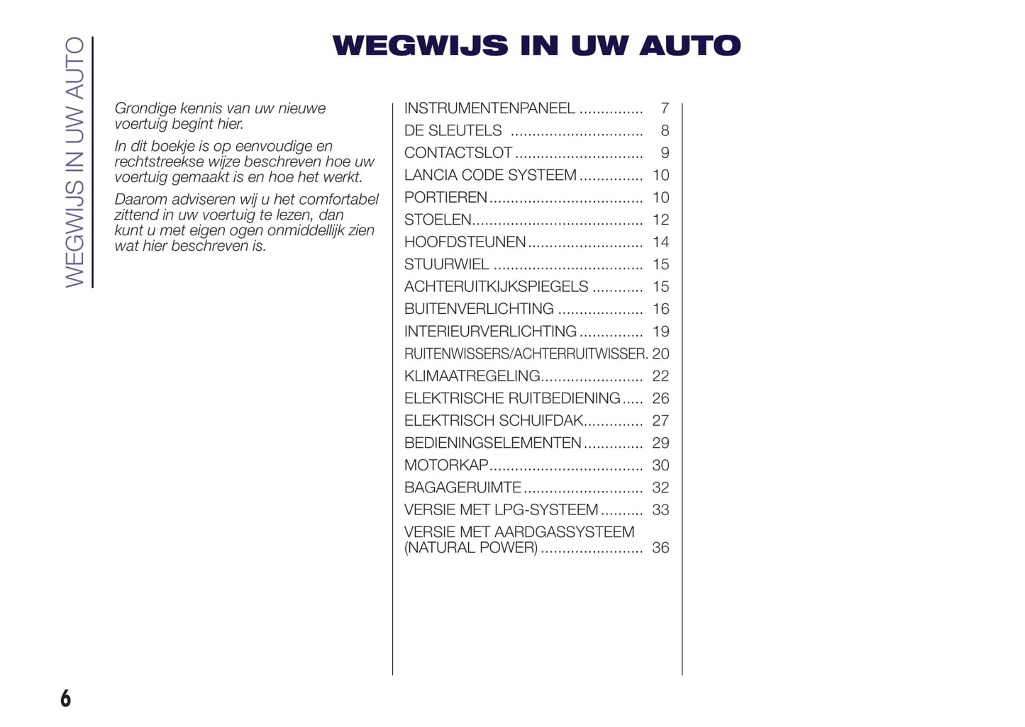 2015-2017 Lancia Ypsilon Gebruikershandleiding | Nederlands