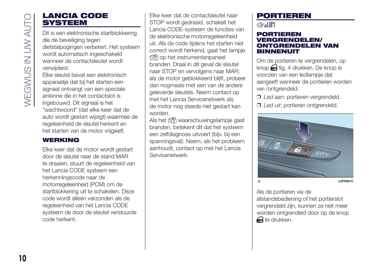 2015-2017 Lancia Ypsilon Bedienungsanleitung | Niederländisch
