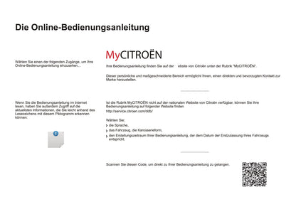 2016-2018 Citroën C1 Owner's Manual | German