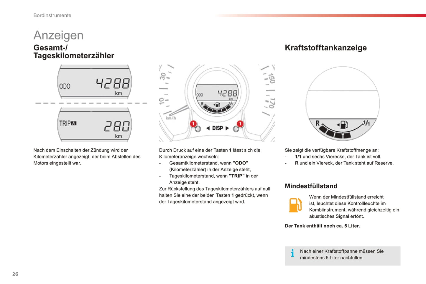 2016-2018 Citroën C1 Bedienungsanleitung | Deutsch