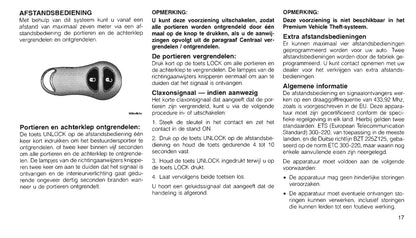 2000-2006 Chrysler PT Cruiser Bedienungsanleitung | Niederländisch
