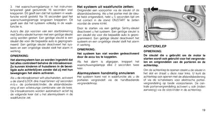 2000-2006 Chrysler PT Cruiser Bedienungsanleitung | Niederländisch