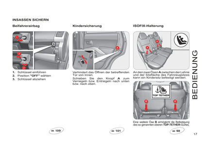 2011-2012 Citroën C-Crosser Bedienungsanleitung | Deutsch