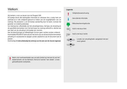 2021-2022 Peugeot 308 Bedienungsanleitung | Niederländisch