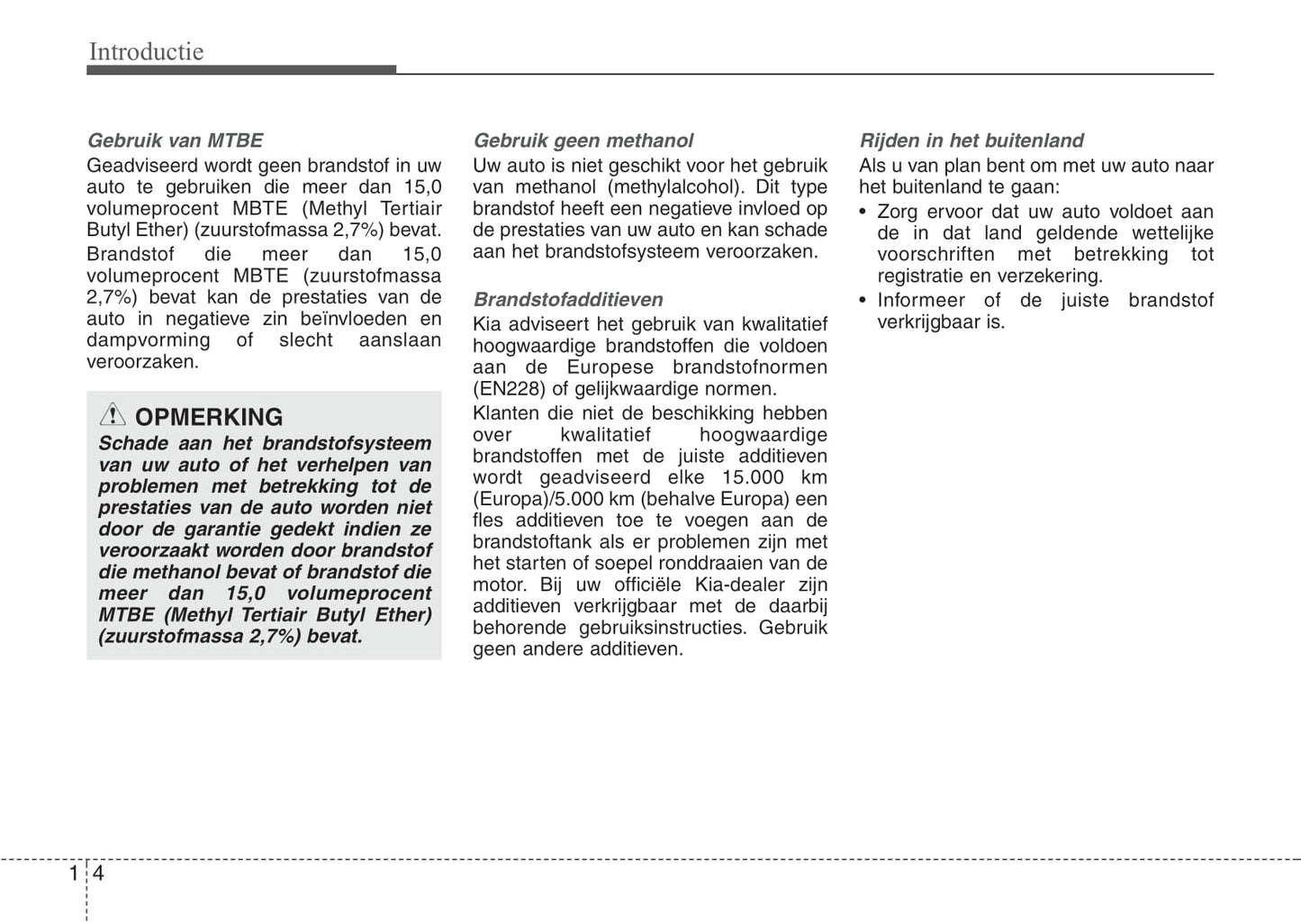 2012-2013 Kia Sorento Owner's Manual | Dutch