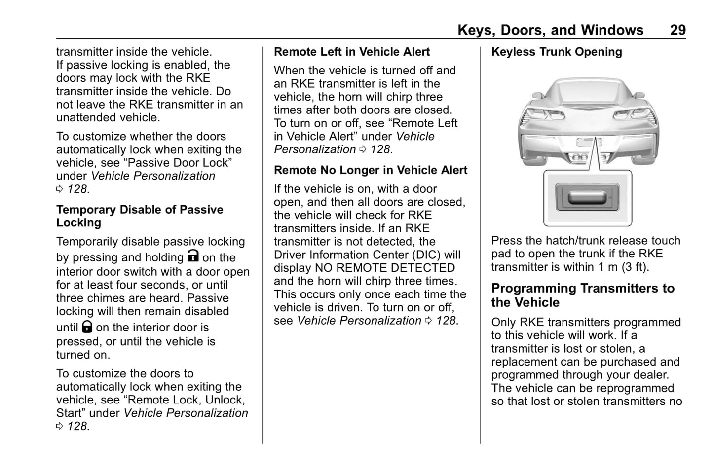 2019 Chevrolet Corvette Gebruikershandleiding | Engels