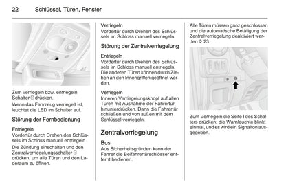 2014 Opel Movano Owner's Manual | German
