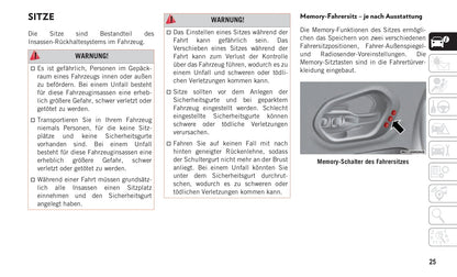 2019-2023 Jeep Cherokee Bedienungsanleitung | Deutsch