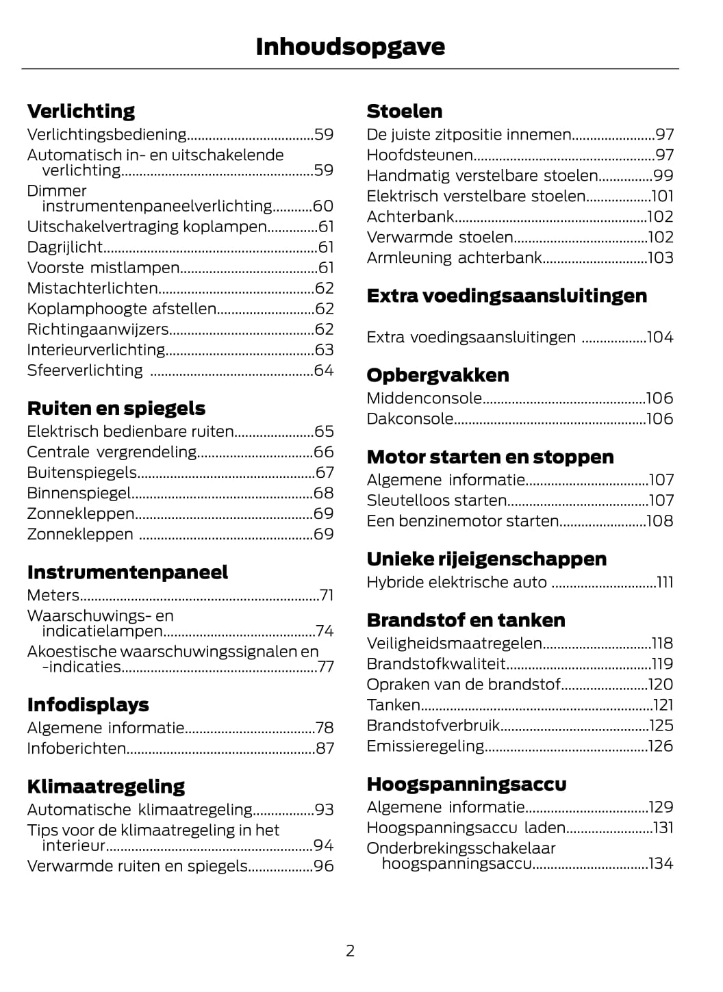 2014-2015 Ford C-Max Energi Bedienungsanleitung | Niederländisch