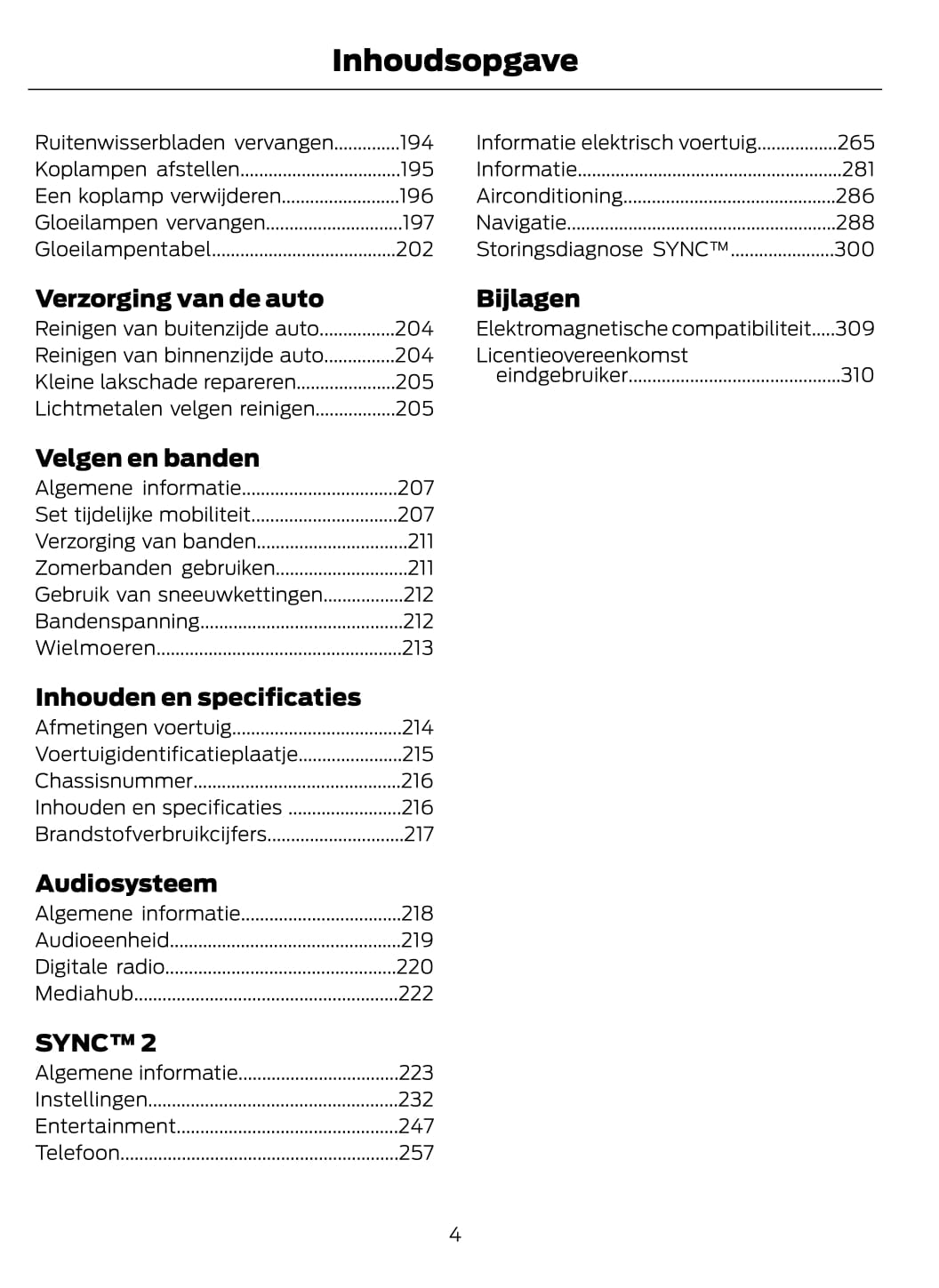 2014-2015 Ford C-Max Energi Bedienungsanleitung | Niederländisch