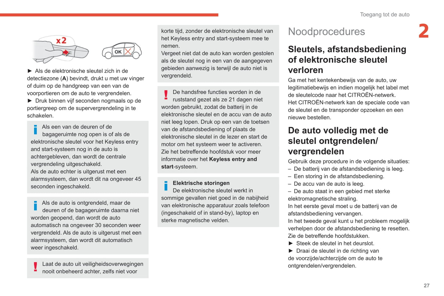 2020-2022 Citroën C3 Owner's Manual | Dutch