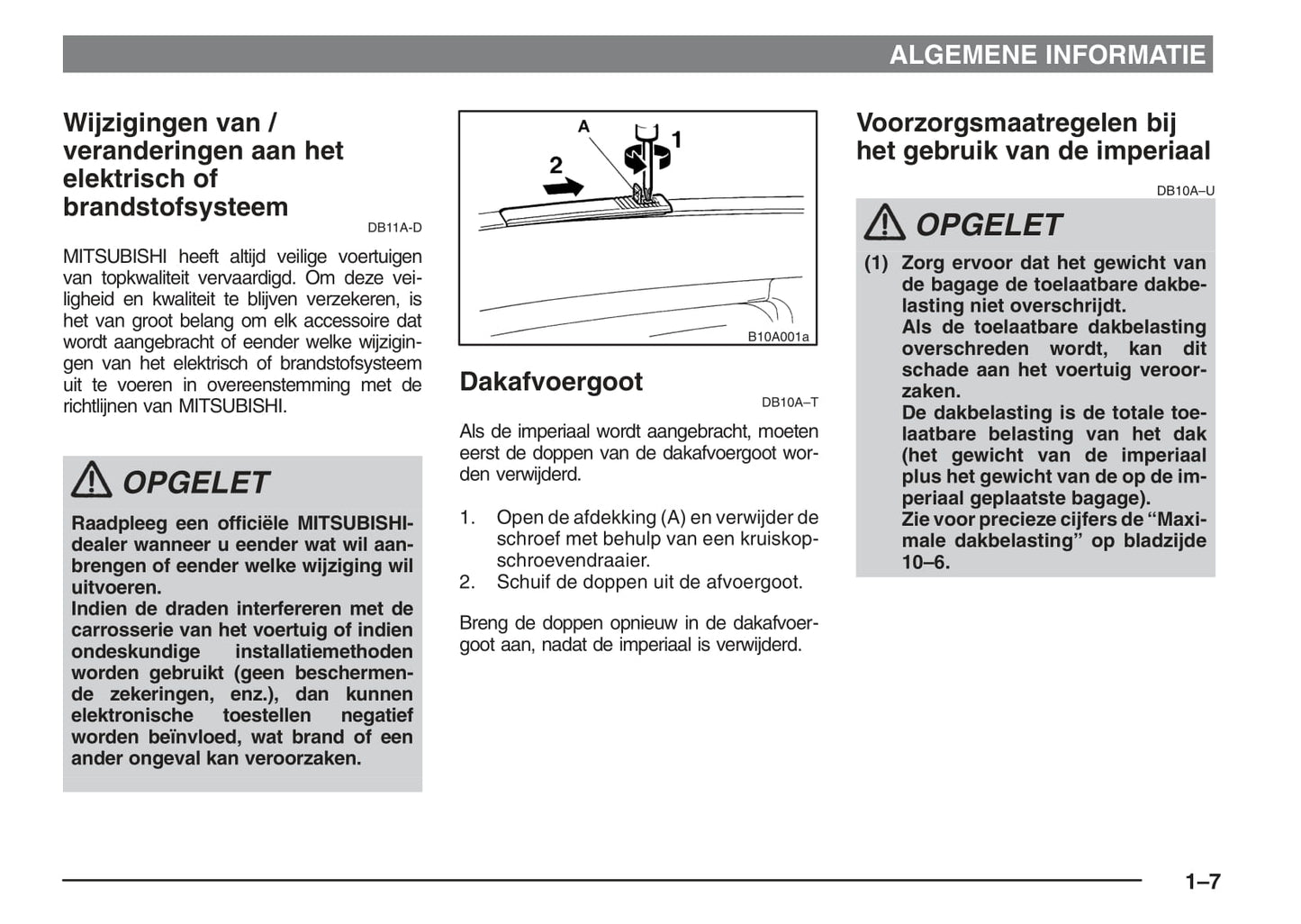 1995-2004 Mitsubishi Carisma Owner's Manual | Dutch