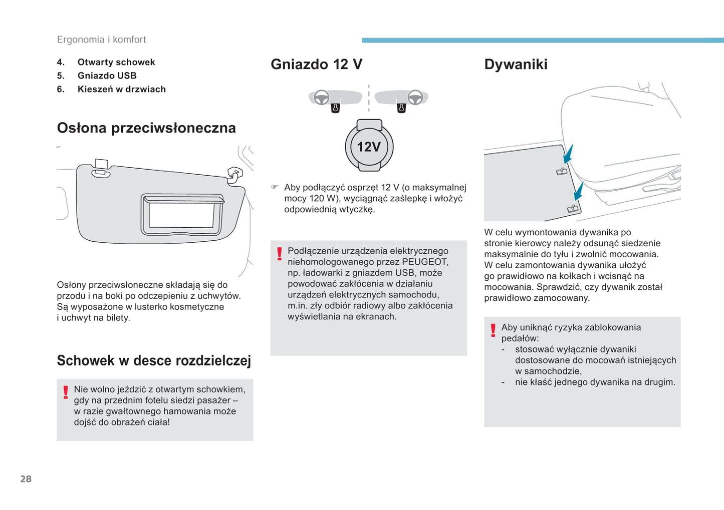 2017-2020 Peugeot Ion Owner's Manual | Polish