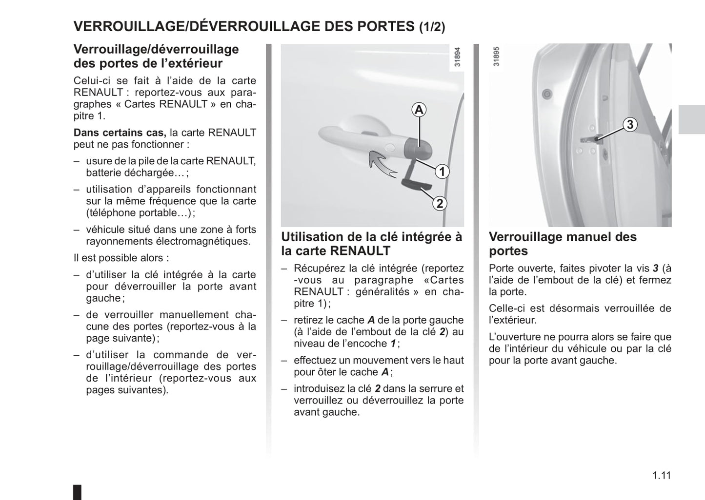 2012-2013 Renault Koleos Bedienungsanleitung | Französisch