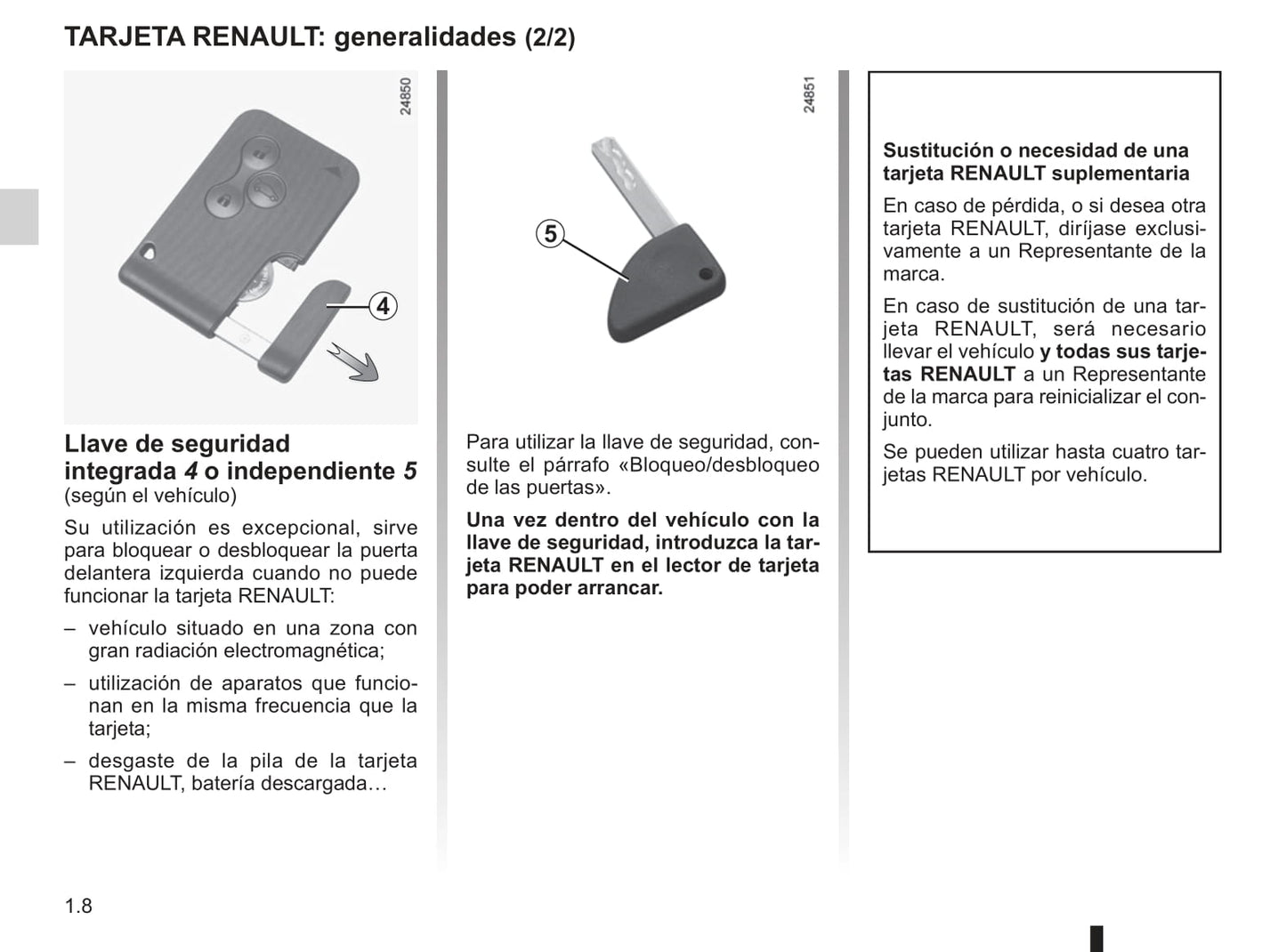 2012-2013 Renault Clio Owner's Manual | Spanish