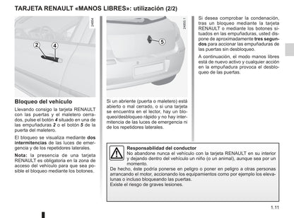 2009-2013 Renault Clio Manuel du propriétaire | Espagnol