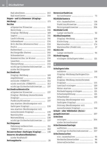 2014-2016 Smart Fortwo Owner's Manual | German