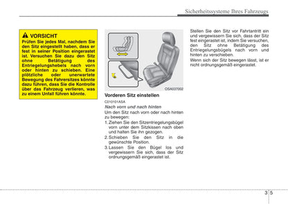 2009-2010 Kia Picanto Owner's Manual | German
