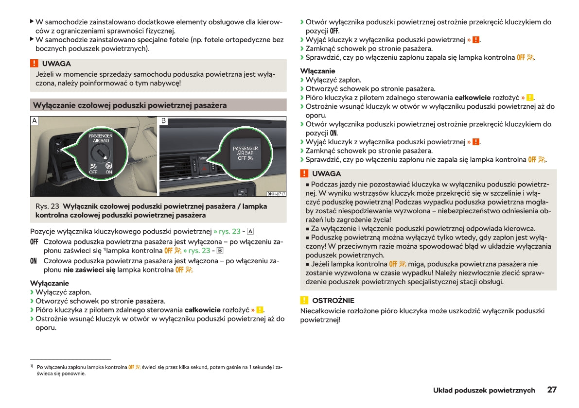 2018-2019 Skoda Rapid Owner's Manual | Polish