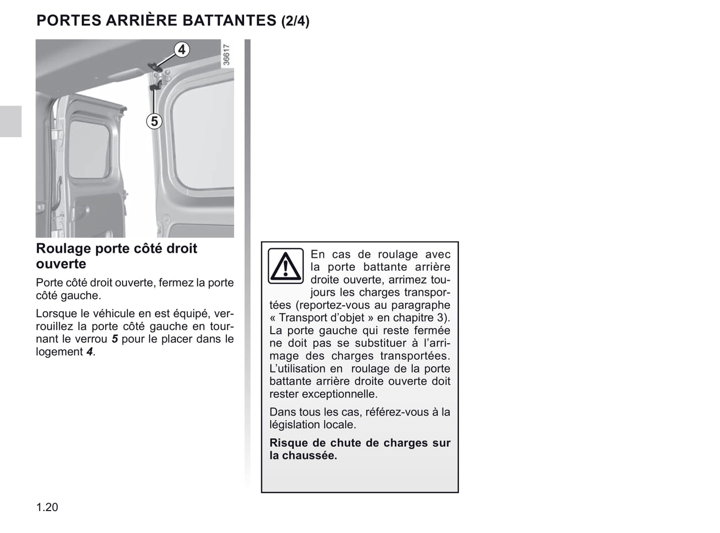 2020-2021 Renault Trafic Owner's Manual | French