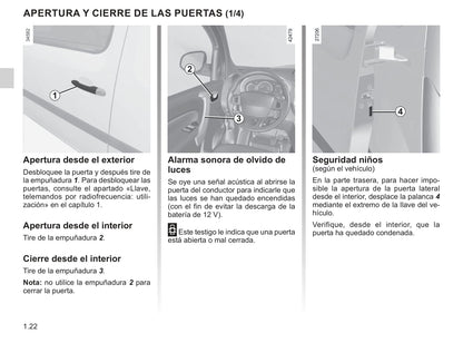 2019-2020 Renault Kangoo Z.E. Owner's Manual | Spanish