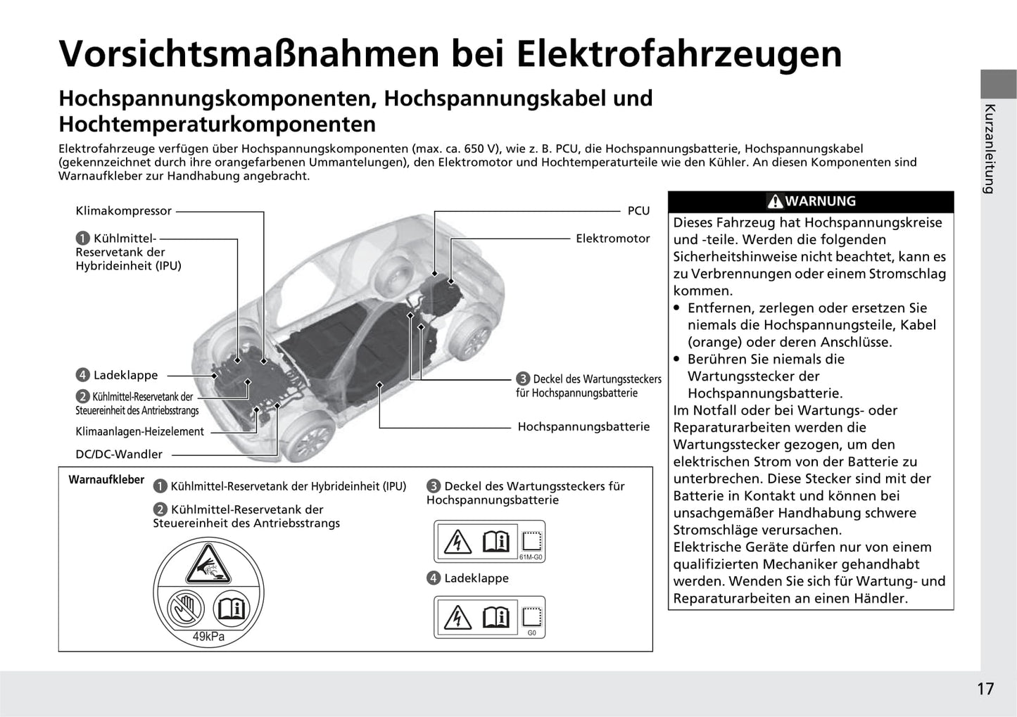 2020-2021 Honda e Gebruikershandleiding | Duits