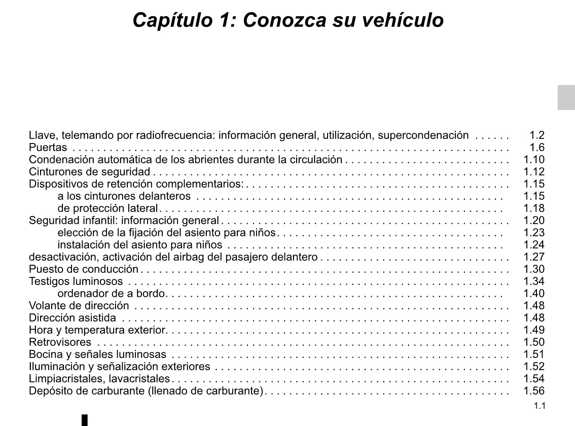 2011-2012 Renault Wind Bedienungsanleitung | Spanisch