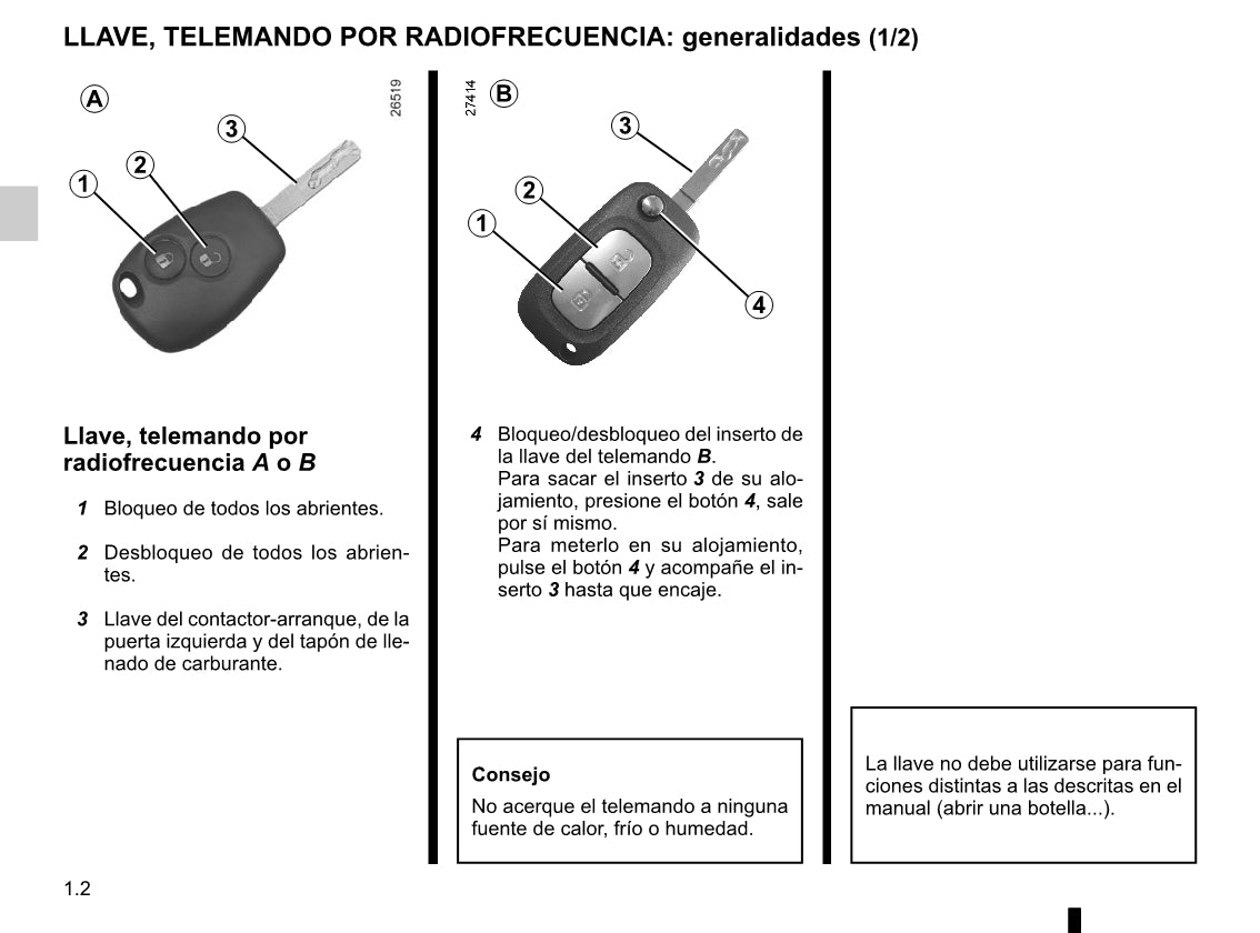 2011-2012 Renault Wind Gebruikershandleiding | Spaans