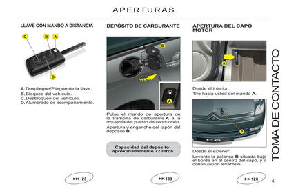 2011-2012 Citroën C6 Owner's Manual | Spanish