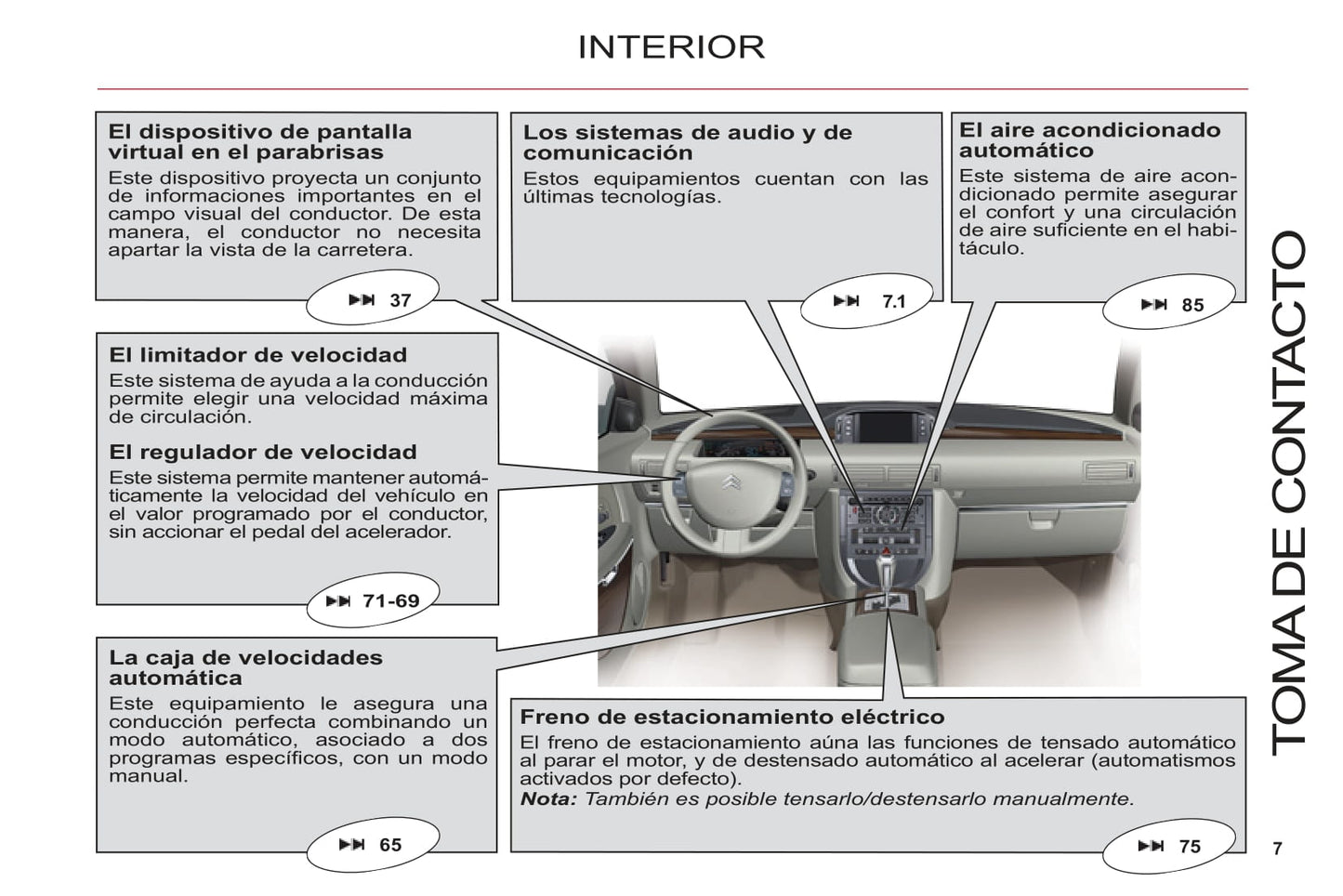 2011-2012 Citroën C6 Gebruikershandleiding | Spaans