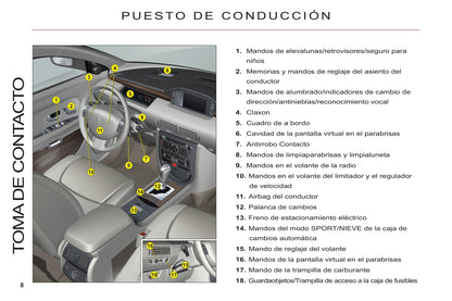 2011-2012 Citroën C6 Owner's Manual | Spanish