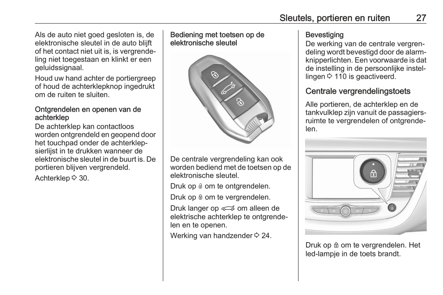 2020 Opel Grandland X Owner's Manual | Dutch