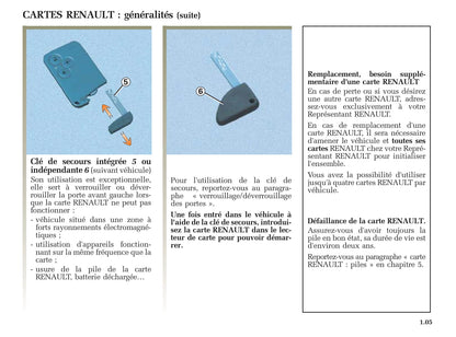 2005-2006 Renault Vel Satis Gebruikershandleiding | Frans