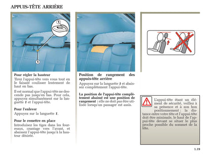 2002-2005 Renault Vel Statis Manuel du propriétaire | Français