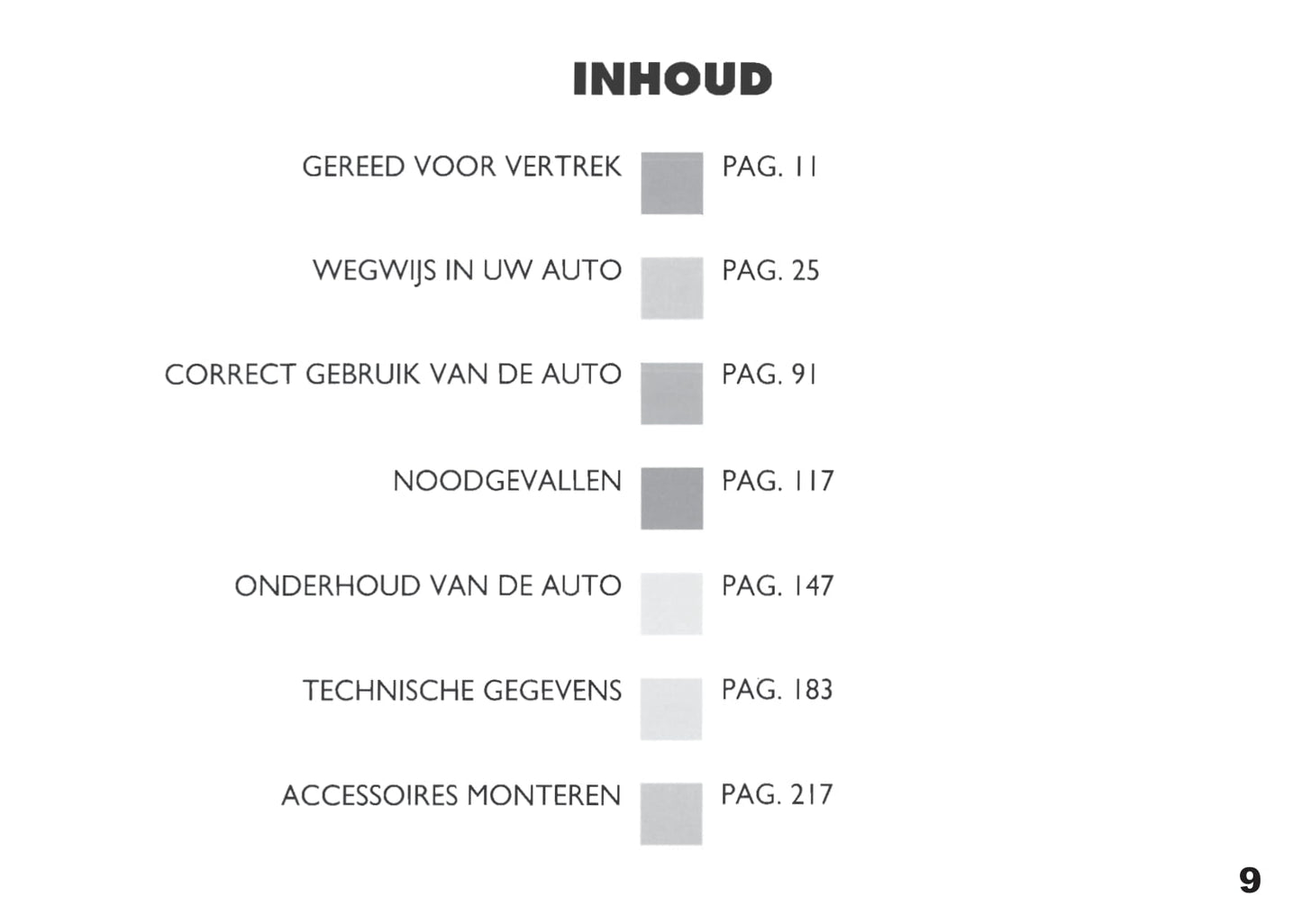 1998-1999 Fiat Scudo Bedienungsanleitung | Niederländisch