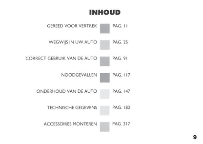 1998-1999 Fiat Scudo Gebruikershandleiding | Nederlands