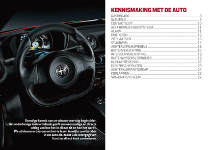 2013-2023 Alfa Romeo 4C Gebruikershandleiding | Nederlands