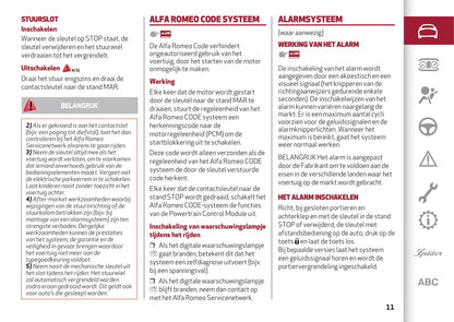 2013-2023 Alfa Romeo 4C Owner's Manual | Dutch