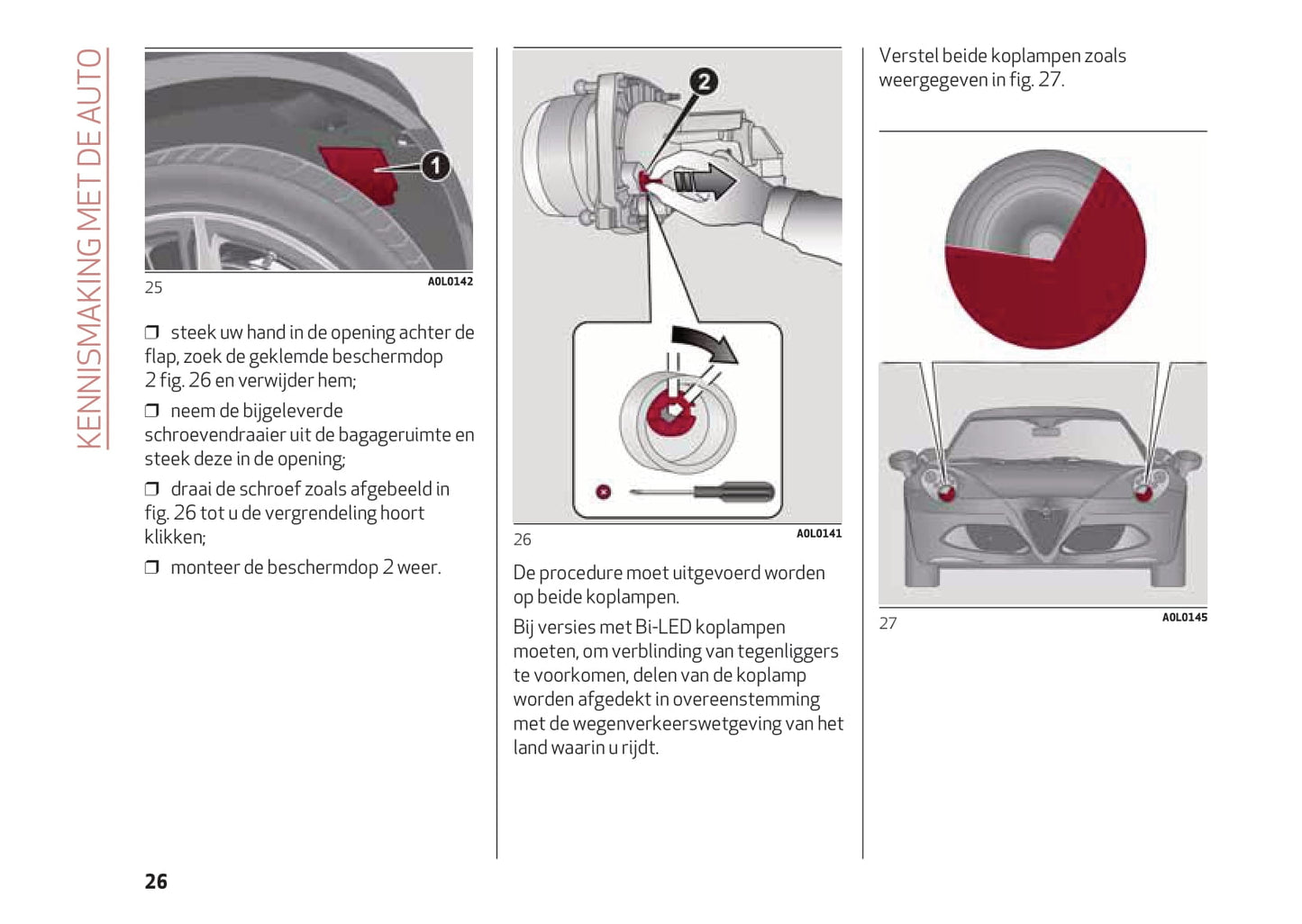 2013-2023 Alfa Romeo 4C Gebruikershandleiding | Nederlands