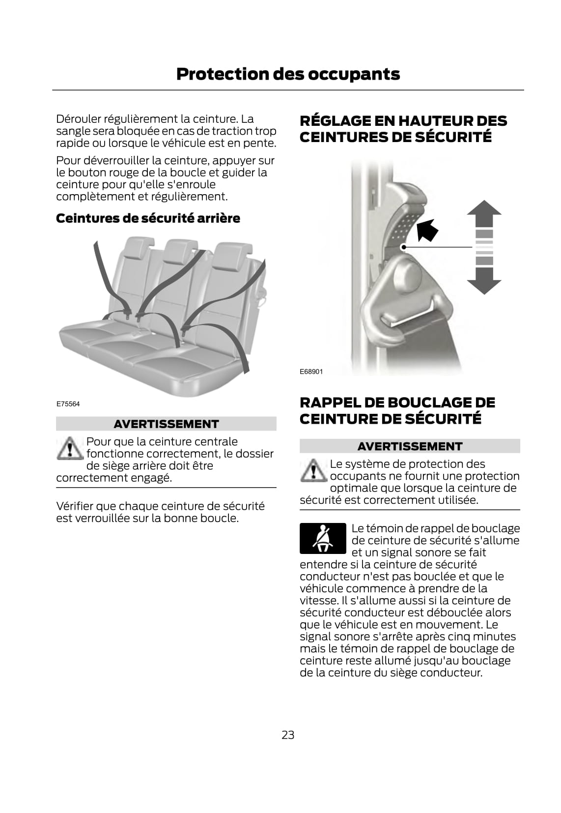 Ford Tourno Connect / Transit Connect Guide d'utilisation 2007 - 2014