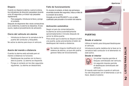 2014-2016 Peugeot Expert Tepee Owner's Manual | Spanish