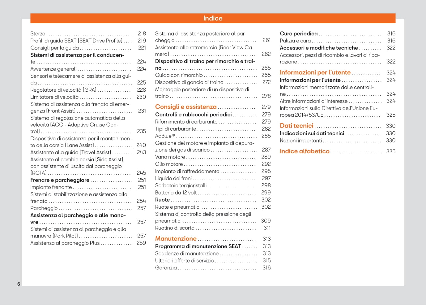 2021-2022 Seat Ibiza Owner's Manual | Italian