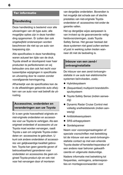 2020-2021 Toyota Yaris Hybrid Bedienungsanleitung | Niederländisch