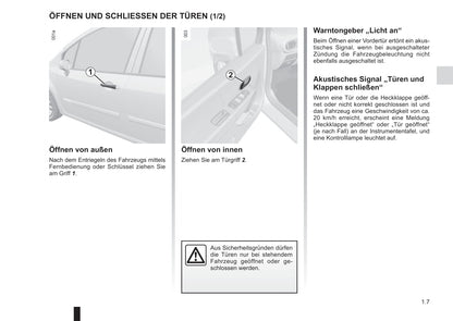 2012-2013 Renault Modus Bedienungsanleitung | Deutsch
