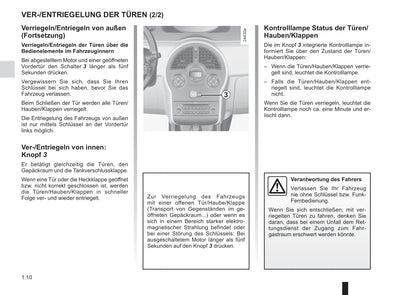 2012-2013 Renault Modus Bedienungsanleitung | Deutsch