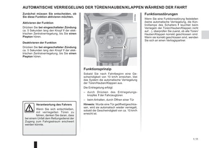 2012-2013 Renault Modus Owner's Manual | German