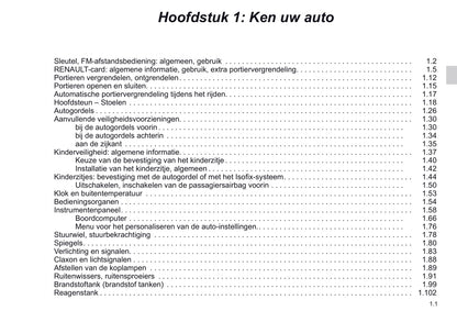 2021-2022 Renault Koleos Gebruikershandleiding | Nederlands